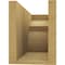 Ekena Millwork 6in. W x 8in. H x 16in. L Monterey Woodgrain TimberThane Rafter Tail, Primed Tan RFTUR06X08X16MONRCPR - alternate 5
